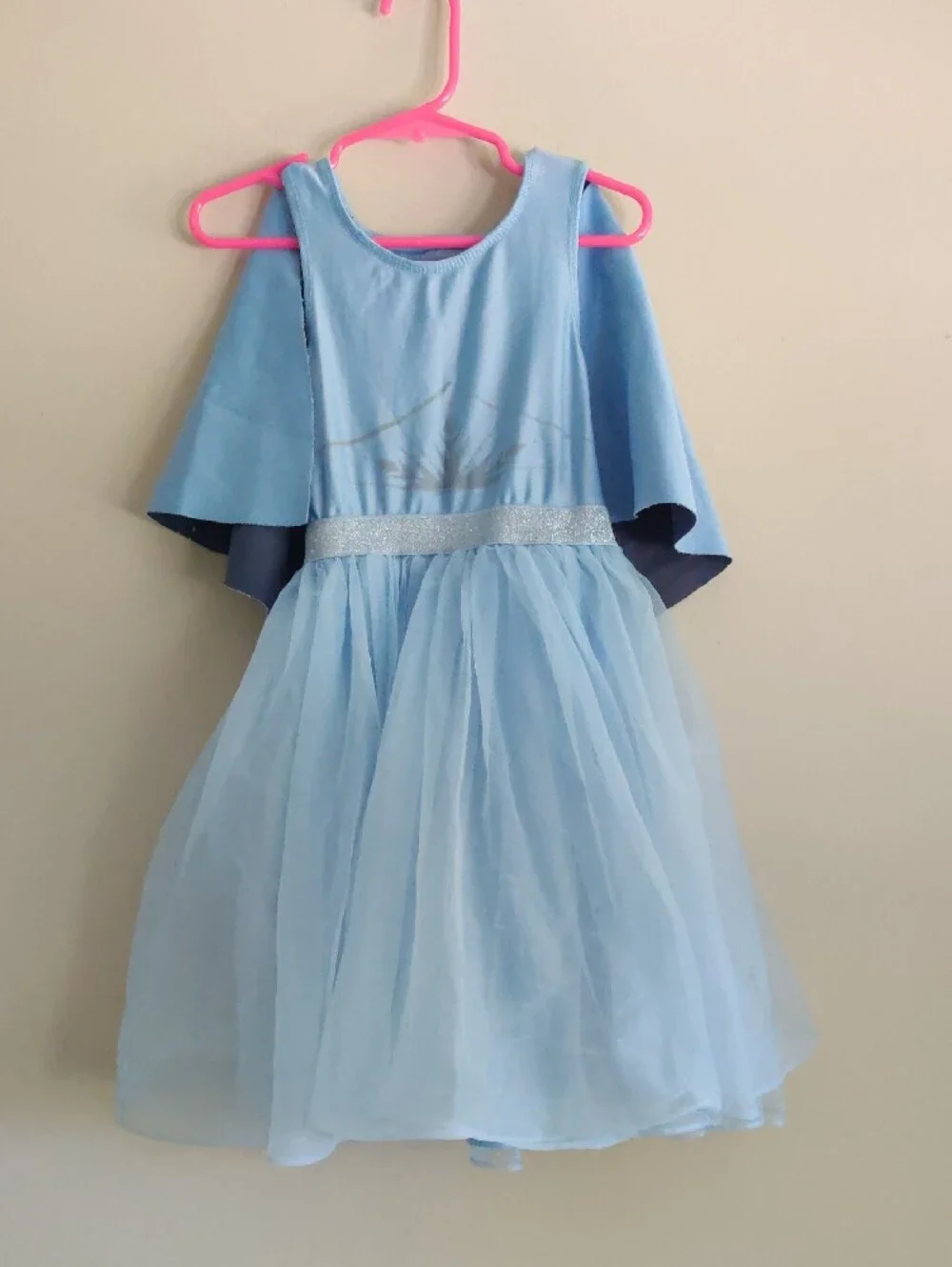 Disney Frozen II Light Blue Princess Dress Costume Size 4-5 XS - Picture 3 of 6